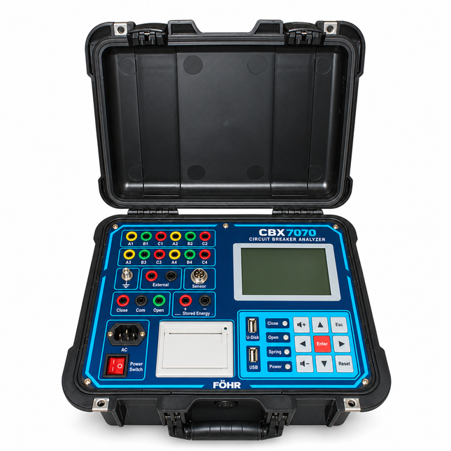 FÖHR CBX7070 Analizador de Interruptores de Potencia