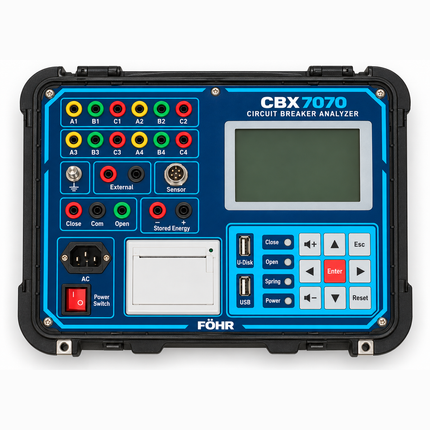 FÖHR CBX7070 Analizador de Interruptores de Potencia