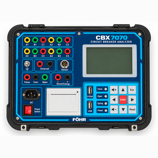 FÖHR CBX7070 Analizador de Interruptores de Potencia