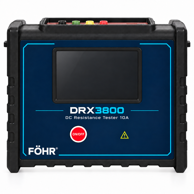 FÖHR DC Resistance Tester 10 A DRX3800, Ohmetro/ Ducter/ probador de resistencia de bobinado