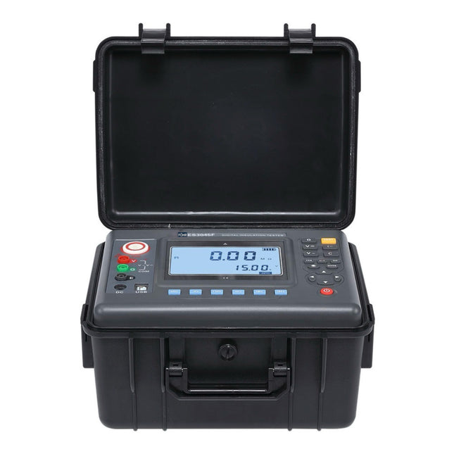 Medidor de Aislamiento FÖHR ES3045 5 KV/10k/V15kV Megometro Digital-Calibracion PJLA/ISO disponible