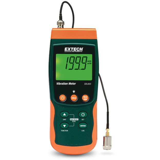 Medidor de vibración Extech SDL800