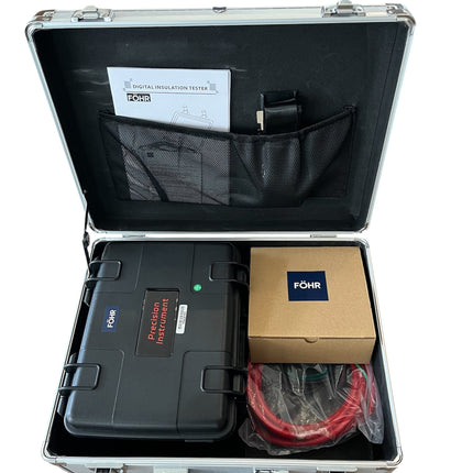 Medidor de Aislamiento FÖHR ES3045 5 KV/10k/V15kV Megometro Digital-Calibracion PJLA/ISO disponible