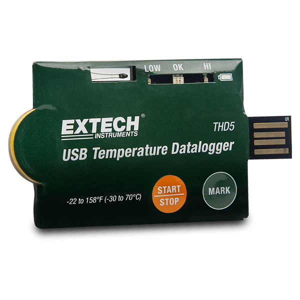 Registrador de datos de temperatura Extech THD5