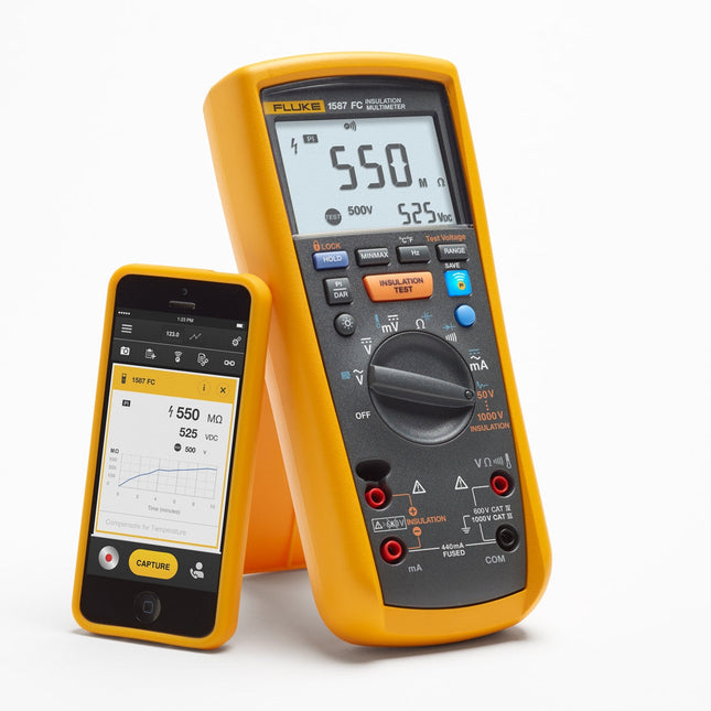 Multímetro Digital de Aislamiento Fluke 1587 FC 2 en 1