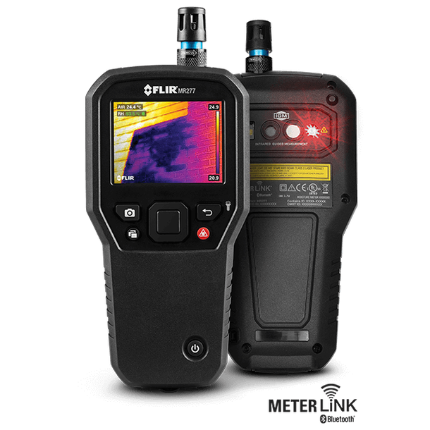 Flir MR277 Sistema de inspección de edificios con psicómetro de humedad y cámara de IR con MSX®