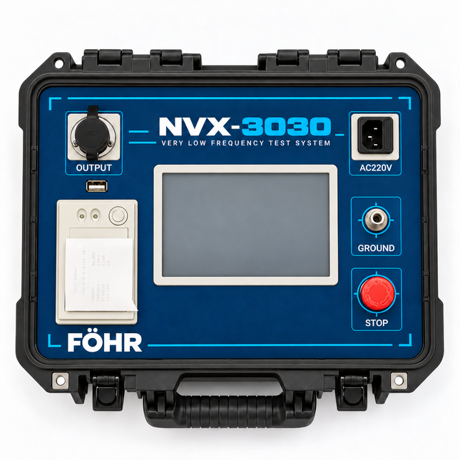 FÖHR VLF Hipot Tester Probador de Cables Series NVX3000 de 30kV hasta  80kV  High Quality 0.1hz AC Generator