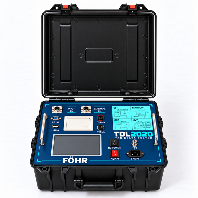 FÖHR TDL2020 Medidor de Delta de Tangente -Factor de potencia