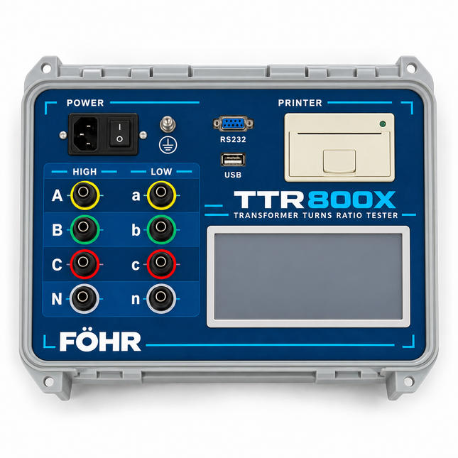 Probador de Relación de Transformador FÖHR TTR800X
