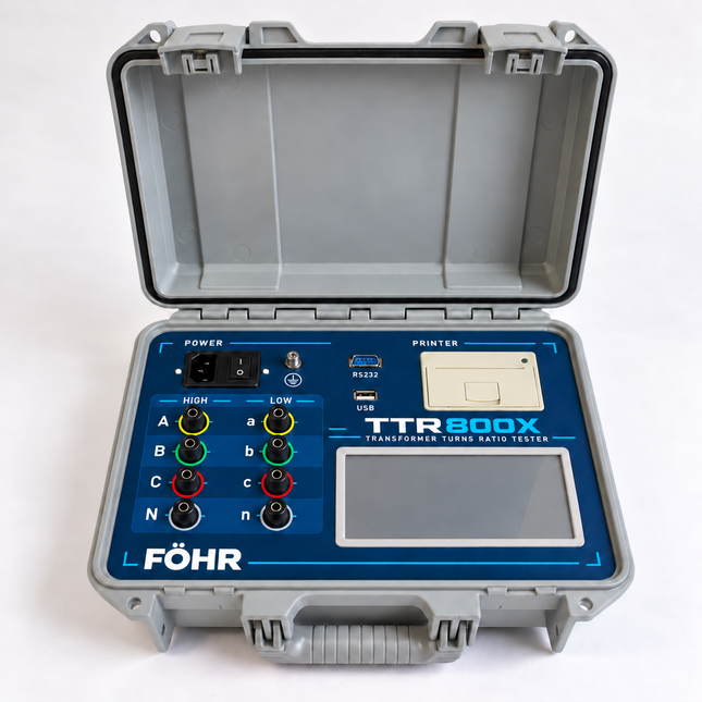 Probador de Relación de Transformador FÖHR TTR800X