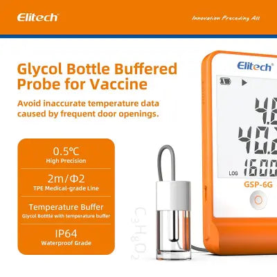 Datalogger de Temperatura y Humedad ELITECH GSP-6G Multiuso