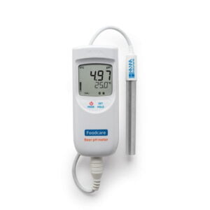 Medidor Portátil de pH para Cerveza Con Sonda de Titanio