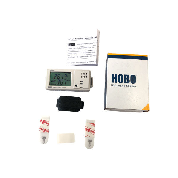 Registrador de temperatura y humedad con Bluetooth, 1% a 90%, Onset, HOBO MX1101