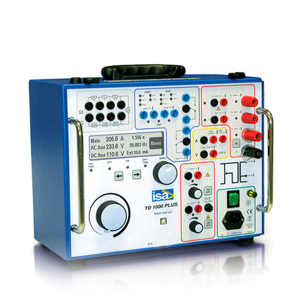 TD 1000 Plus - Avanzado equipo de pruebas de inyección secundaria a relevadores multifuncional, alimentación a 230 V ± 15%, marca ISA