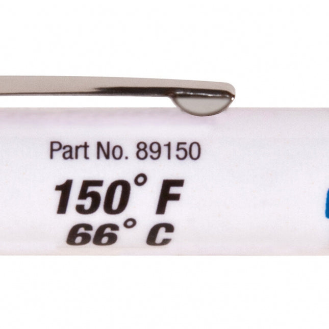 Termómetro de indicación de temperatura THERMOMELT 150 F 66 C certificado