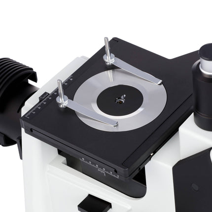 AmScope ME1200 Series Inverted Plan Optics Metallurgical Trinocular Compound Microscope with Optional Digital Camera