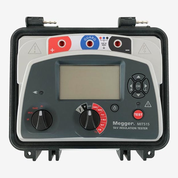 MEDIDOR DE RESISTENCIA DE AISLAMIENTO BÁSICO 5kV, MEGGER – MIT515
