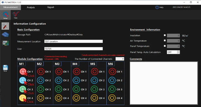 NEO MESSTECHNIK Trazador de curva IV multicanal