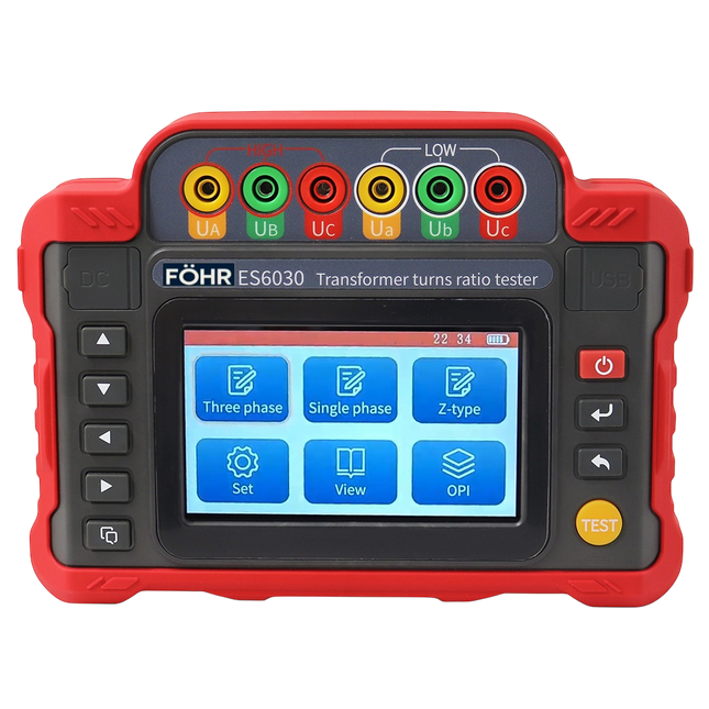 FÖHR ES6030 TTR Probador de Relacion de Transformacion de Transformadores