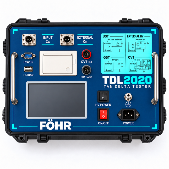 FÖHR TDL2020 Medidor de Delta de Tangente -Factor de potencia