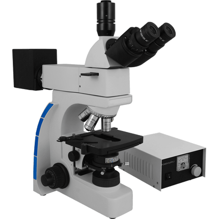 Metallurgical Microscope Transmitted & Reflected Illumination 100x - 800x