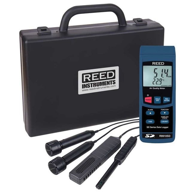 REED R9910SD-NIST Data Logging Air Quality Meter
