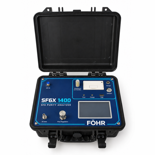 FÖHR SF6X 1400Analizador de pureza de gas