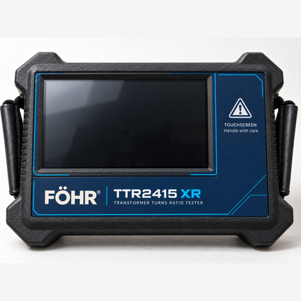FÖHR TTR 2415XR Portatil, probador de relación de vueltas de transformadores