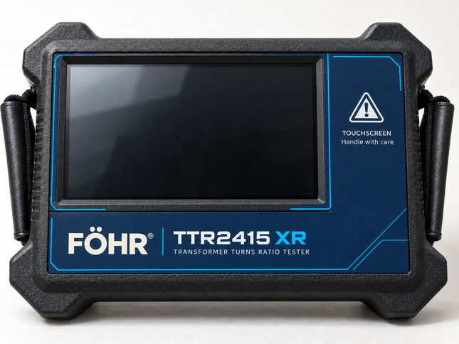 FÖHR TTR 2415XR Portatil, probador de relación de vueltas de transformadores