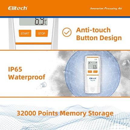 Datalogger Temperatura y Humedad Elitech Tlog10H