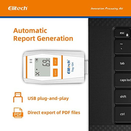 Datalogger Temperatura y Humedad Elitech Tlog10H