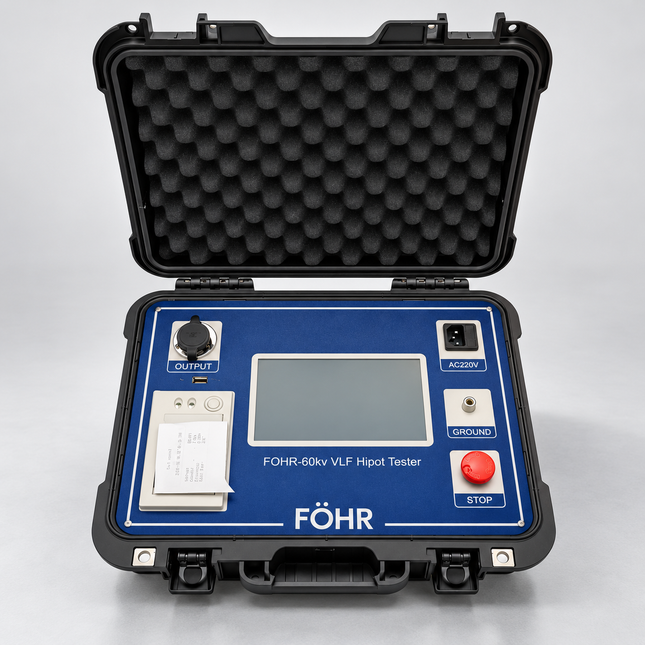 FÖHR VLF Hipot Tester Probador de Cables 30kV a 80kV  High Quality 0.1hz AC Generator