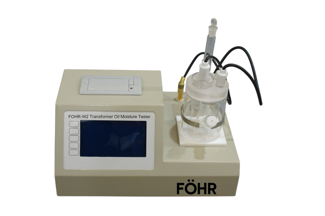 COMPROBADOR DE HUMEDAD DEL ACEITE DE TRANSFORMADOR FÖHR-W2