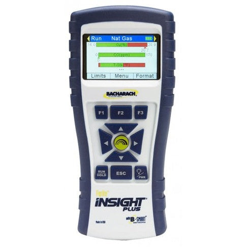 Analizador de combustión Bacharach Insight Plus 0024-8517 con sensor de O2 de 3 años