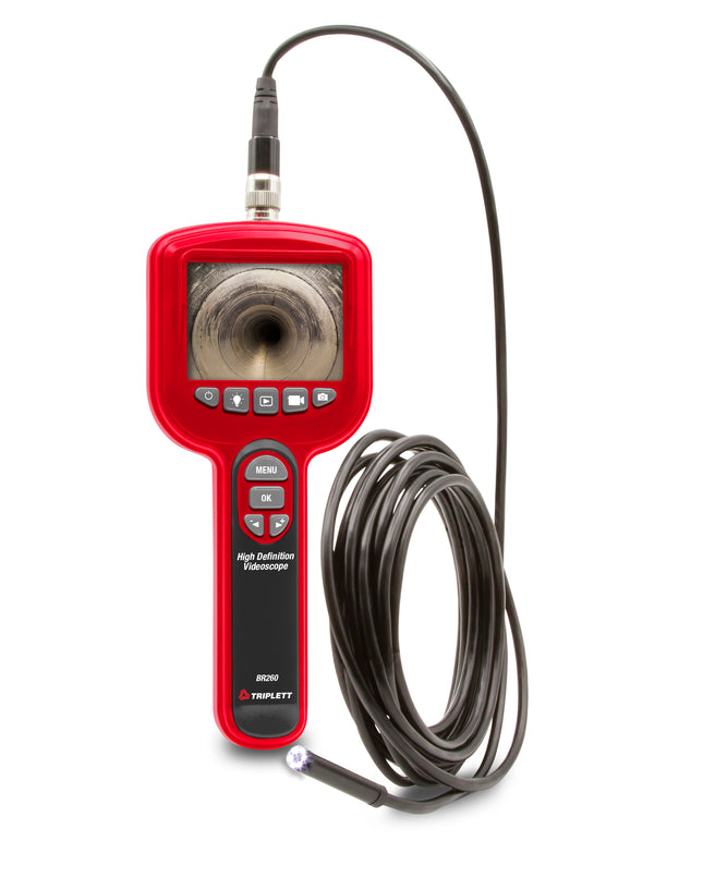 Cámara de inspección con boroscopio de 5,5 mm y cable de 2 m