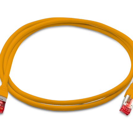 Cable de conexión CAT5E UTP 24AWG de 5 pies, color naranja