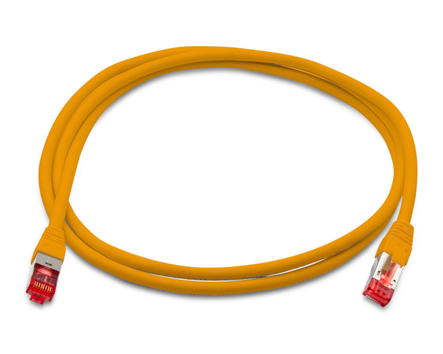 Cable de conexión CAT5E UTP 24AWG de 5 pies, color naranja