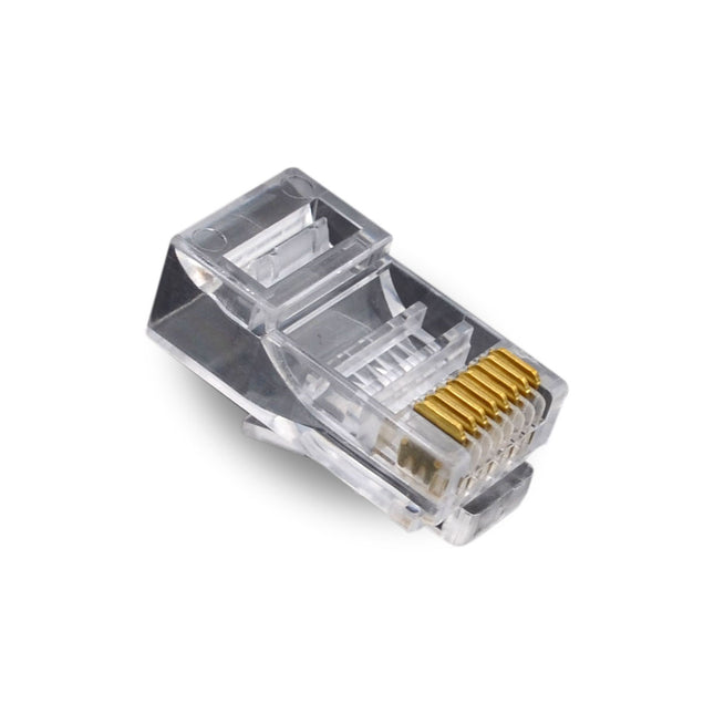 Conector modular CAT6 de alto rendimiento (macho, paquete de 100)