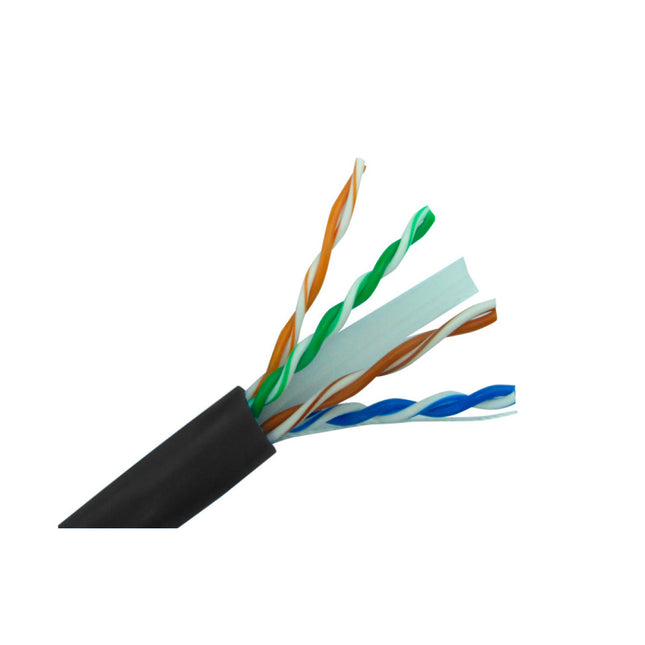 Cable UTP CAT6A 23AWG 1000' Negro