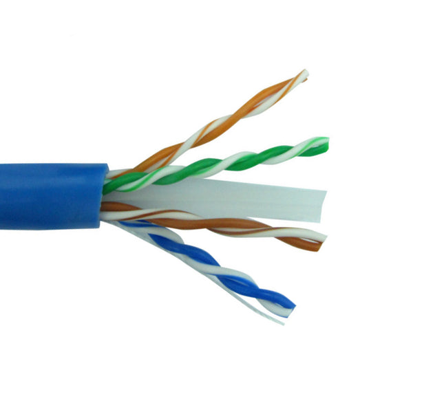 Cable UTP CAT6A 23AWG 1000' Azul