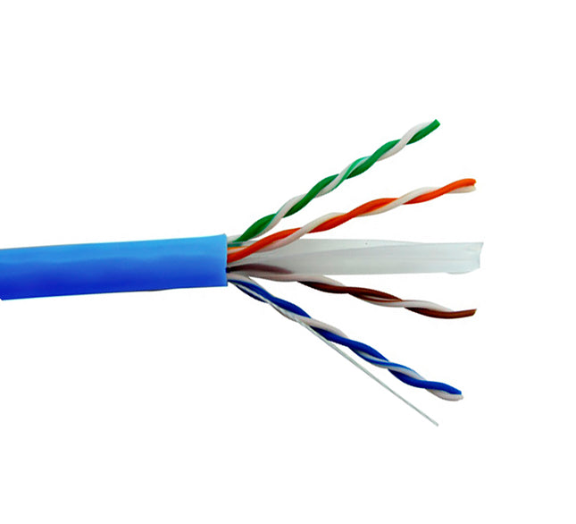 Cable CAT6 UTP 23 AWG 1000' Azul