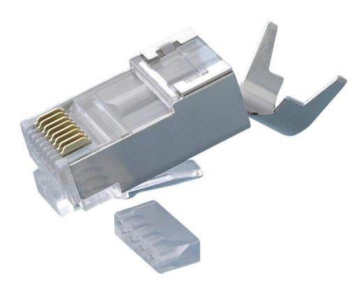 Conector blindado CAT7 RJ45, paquete de 100