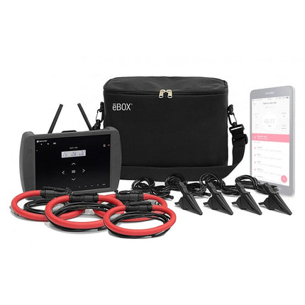 Circutor MYeBOX-1500Plus Analizador Registrador de Calidad Eléctrica Clase A. WiFi y 4G. 4 Pinzas Flex 10,000A AC
