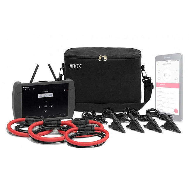 Circutor MYeBOX-1500Plus Analizador Registrador de Calidad Eléctrica Clase A. WiFi y 4G. 4 Pinzas Flex 10,000A AC