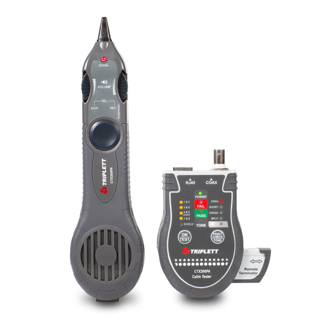 Comprobador de cables de red con sonda inductiva
