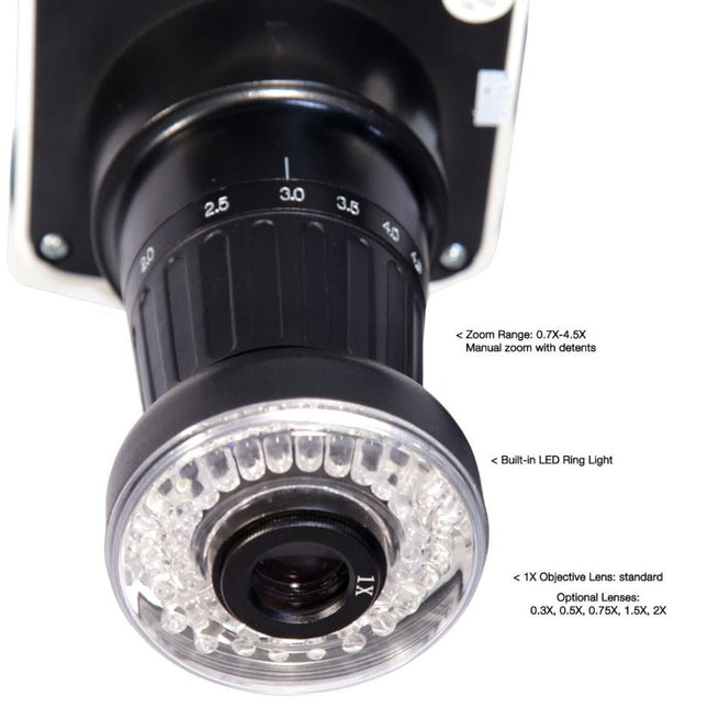 Digital Zoom Video Microscope On Plain Stand
