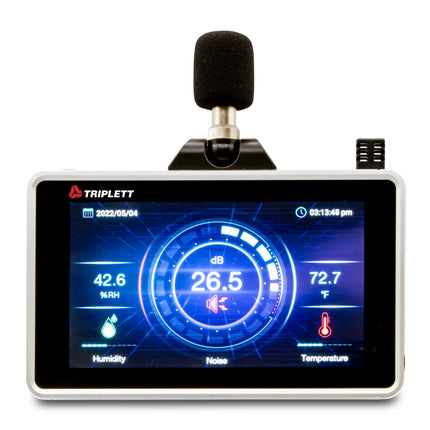 Registrador de datos de sonido/temperatura/humedad ambiental