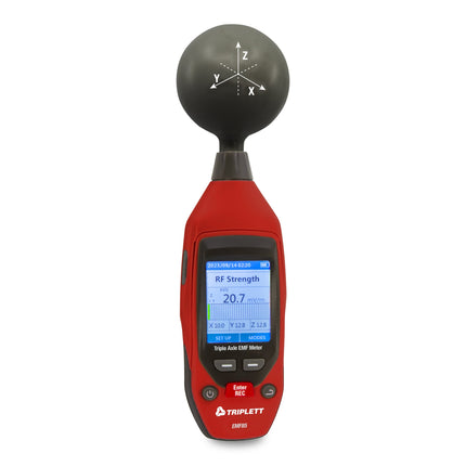 Medidor EMF de triple eje