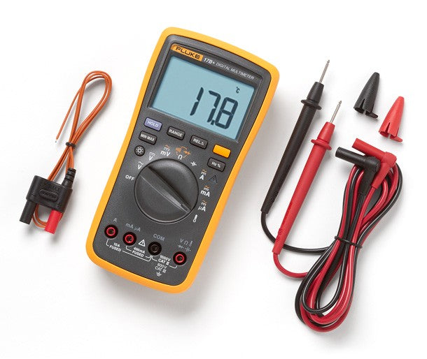 Fluke 17B+ Multímetro Avanzado Residencial con medida de Temperatura.