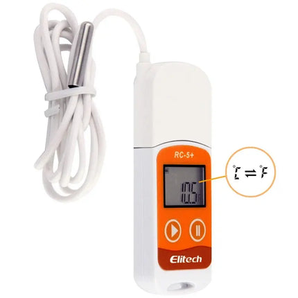 Datalogger Temperatura Externo Auto Elitech Rc-5+ Te